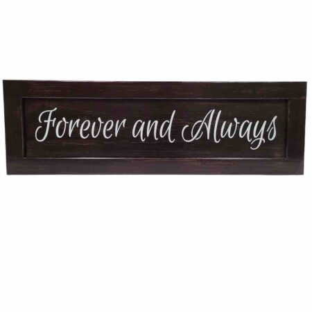 "Forever and Always" Hidden Storage Sign