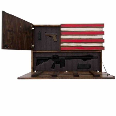 Large 2 Compartment American Flag Case