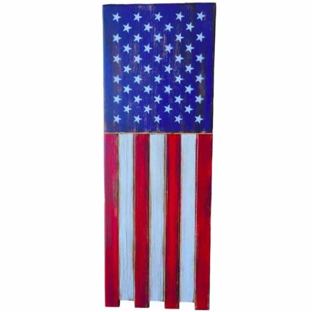 Vertical "Half" USA Flag
