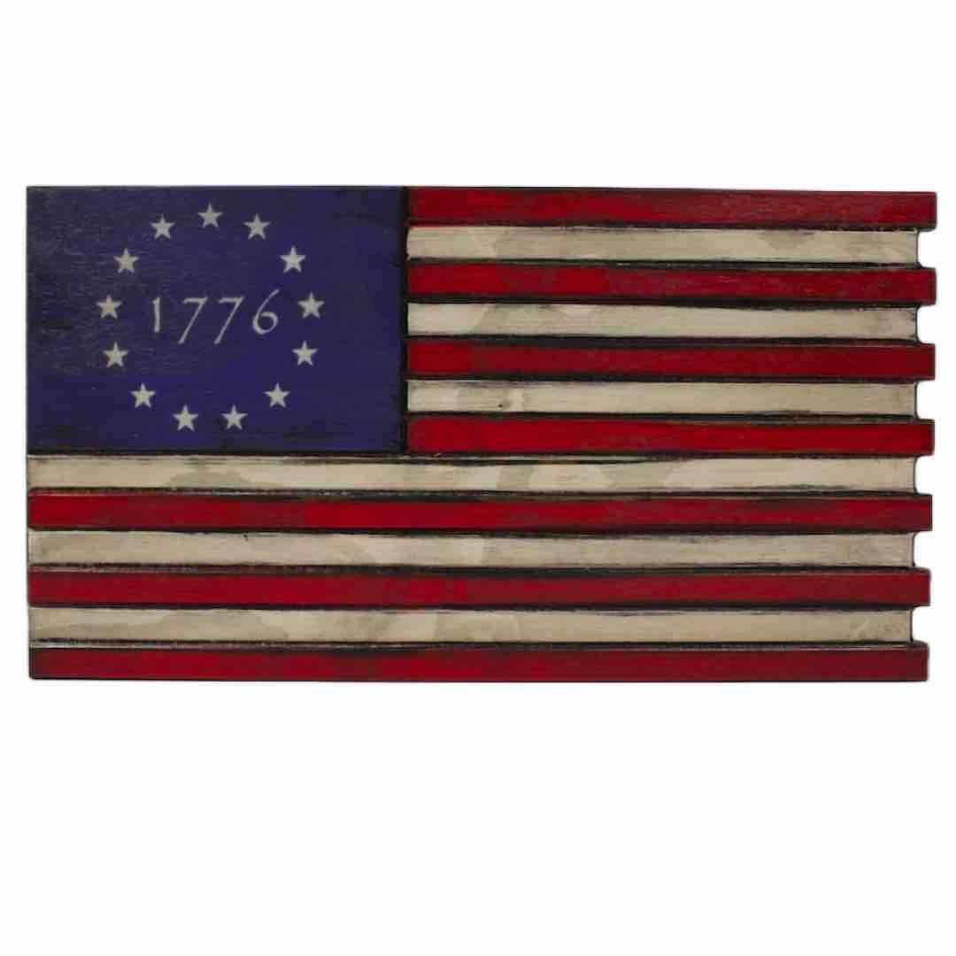 Mini American Flag Case in 1776 Design