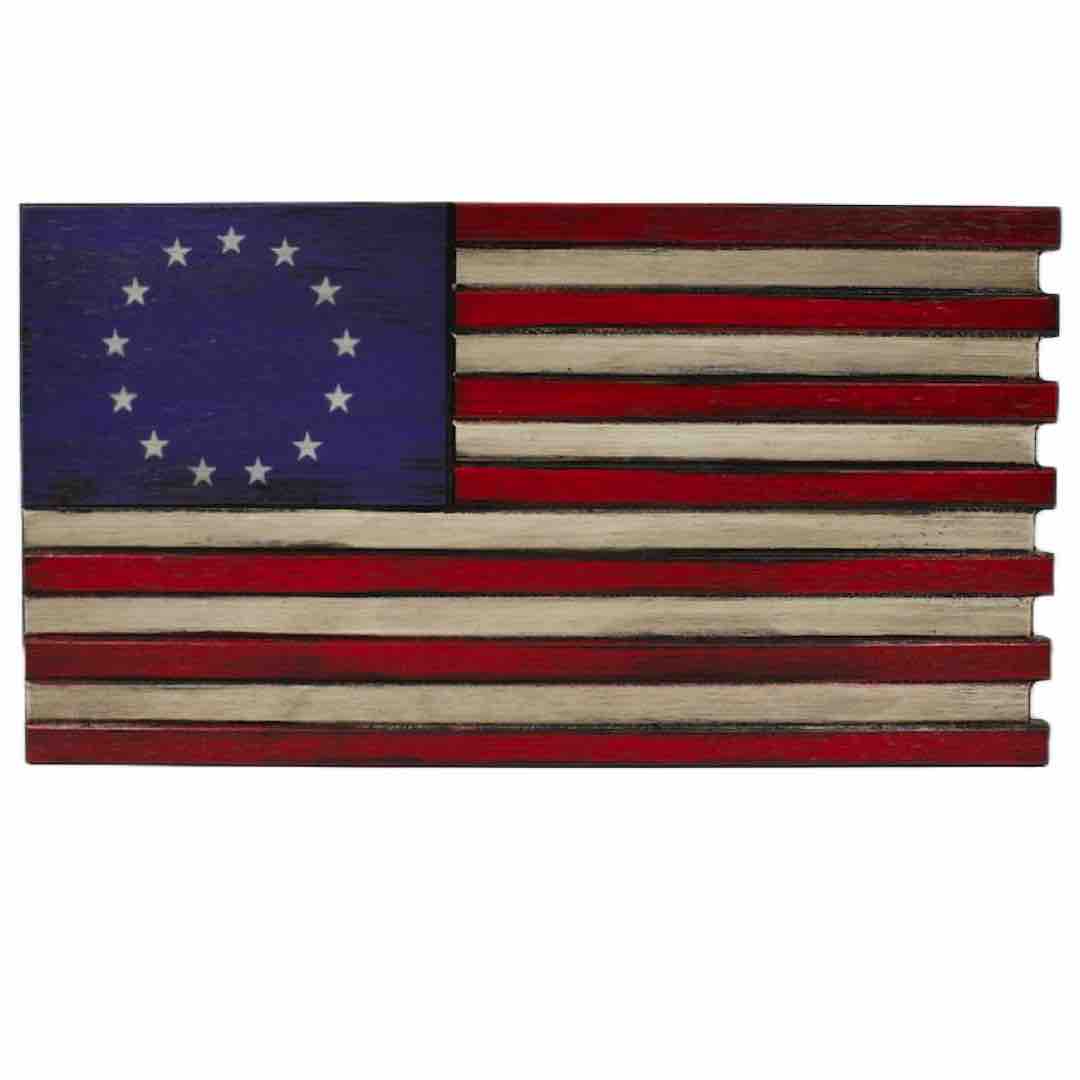 Mini American Flag Case in Betsy Ross Design