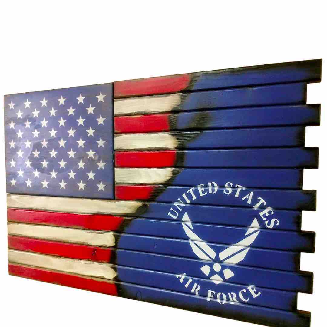 USA American Flag with Air Force Logo