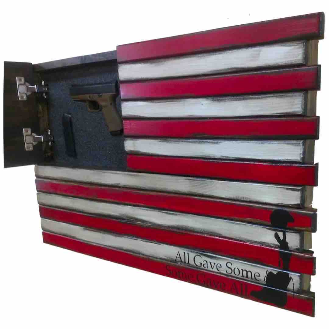 American Flag Case with "Some Gave All"