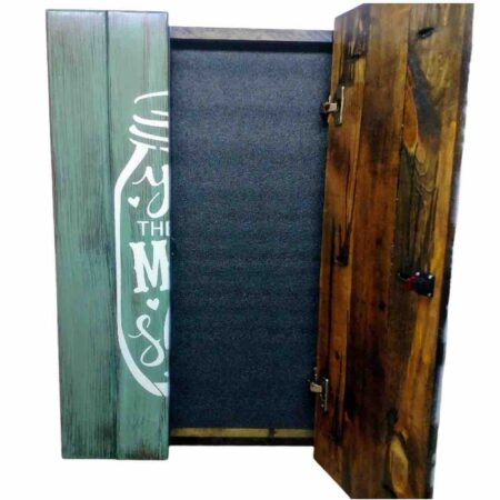 Open "Moonshine" gun storage cabinet