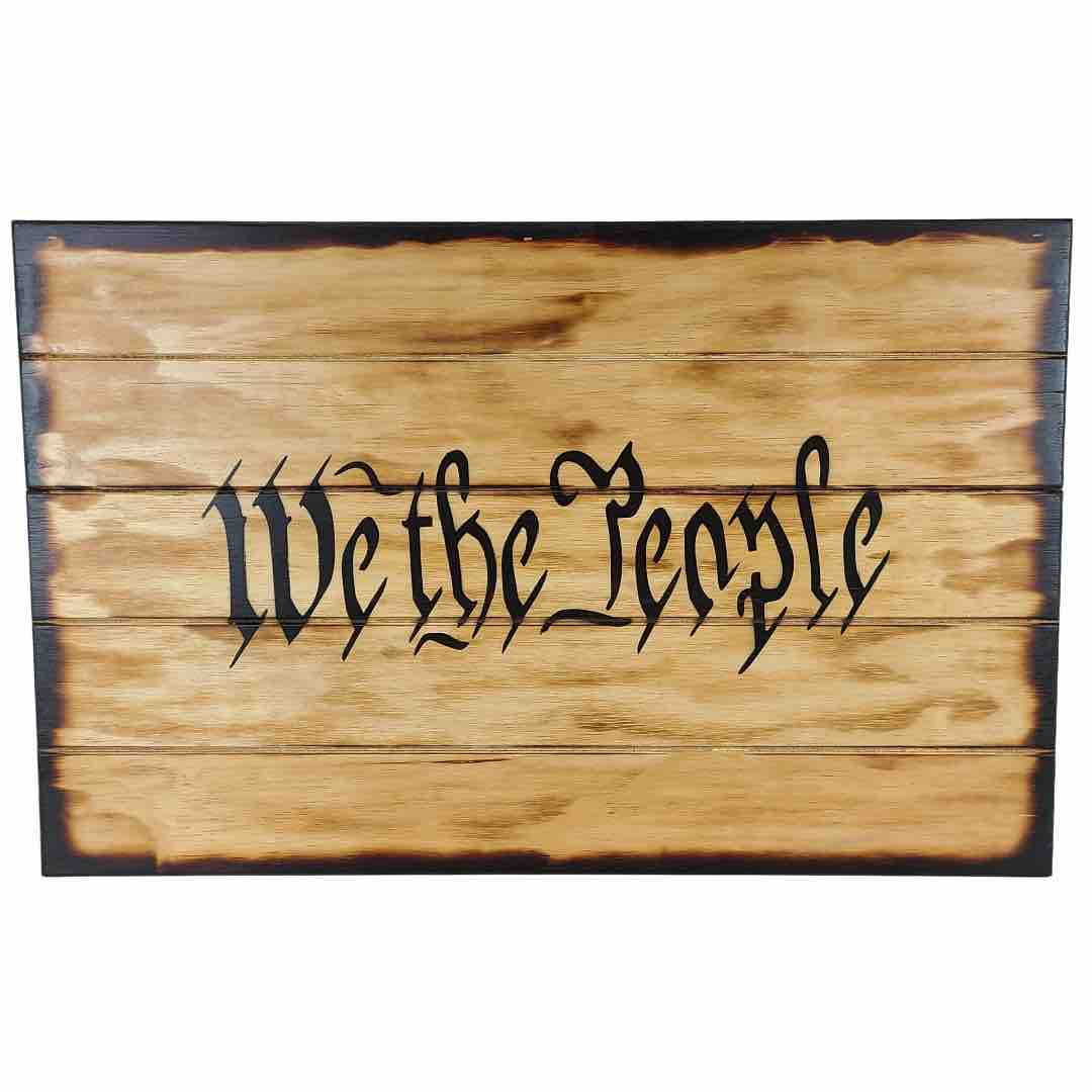 We the People sign