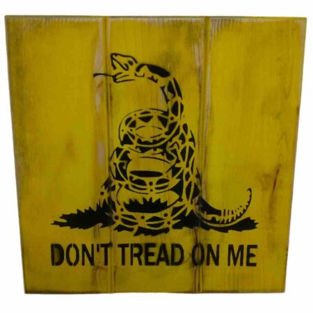 "Don't Tread On Me" Gadsden flag gun concealment wall art box