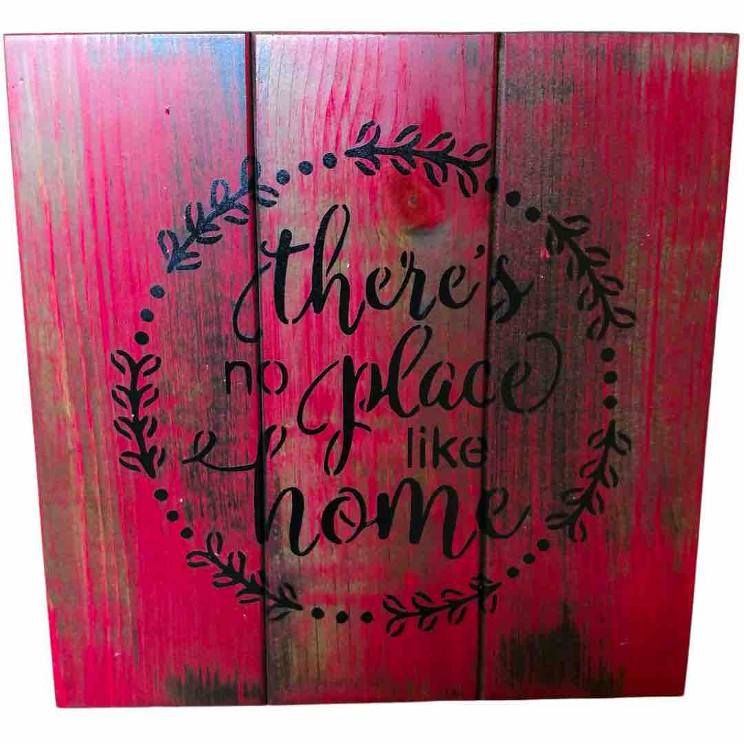 "There's No Place Like Home" concealment wall art box