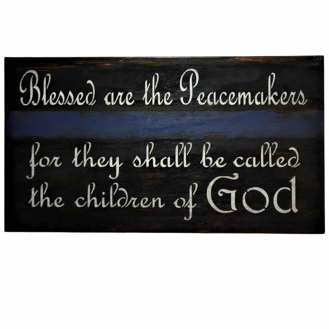 "Blessed are the Peacemakers" Gun Concealment Sign