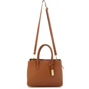 "Natalie" Brown concealed carry purse with strap
