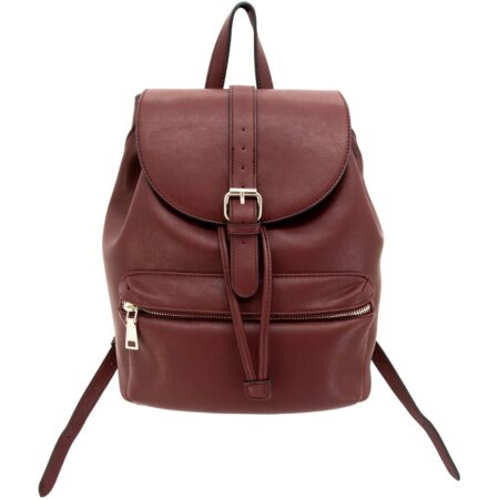 Maroon colored "Amelia" concealed carry backpack
