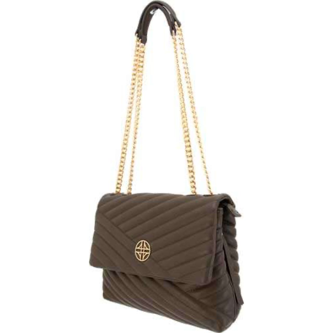 brown concealed carry purse with chain strap