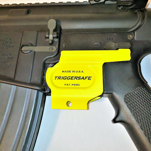 TriggerSafe covers the trigger to prevent negligent discharge