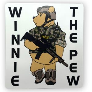 Winnie the Pew sticker